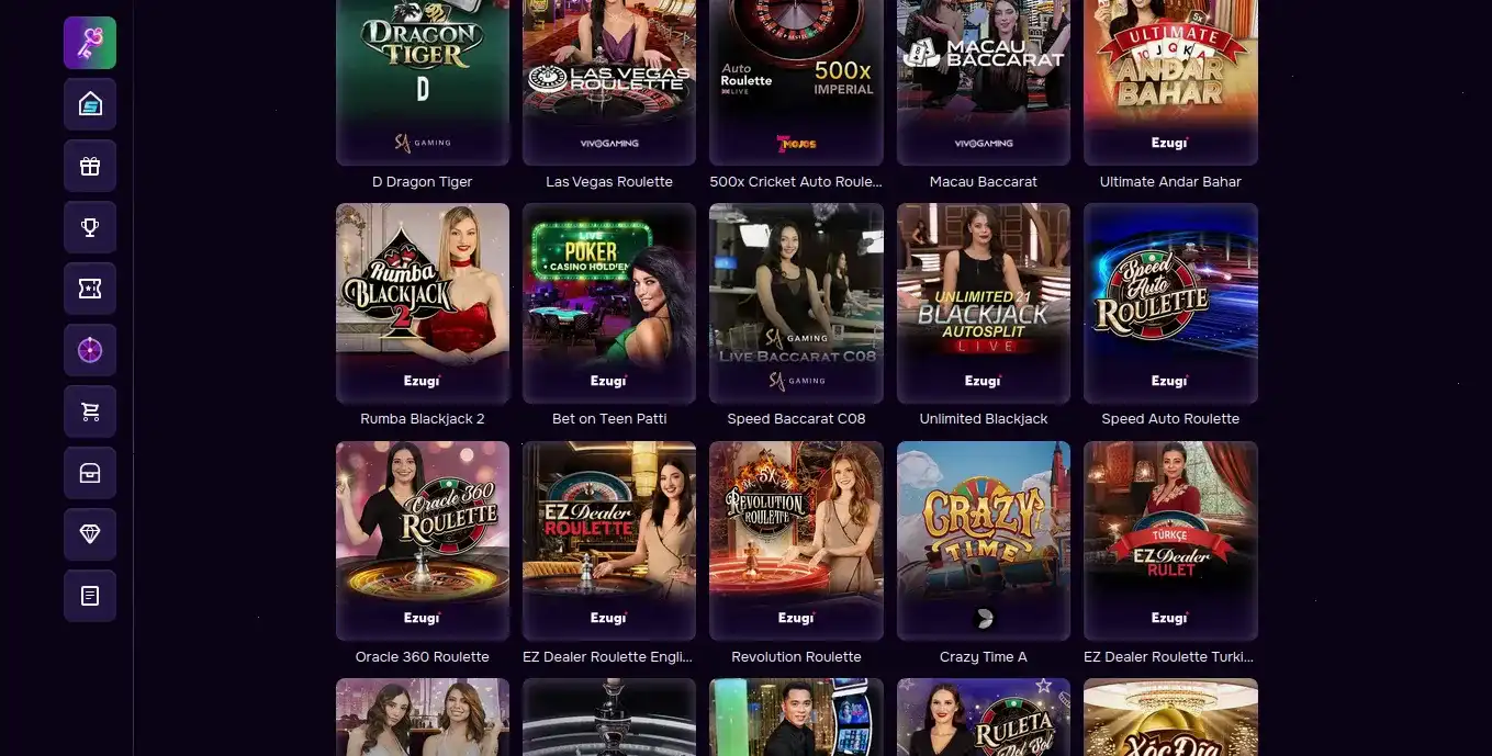 Мобильная версия Jozz casino вход